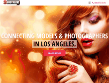 Tablet Screenshot of gobigtalent.com